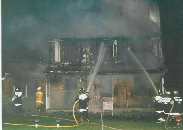 10 minutes after the Phillies lost the 1993 World Series, the company was dispatched to this arson fire at Gault and Cambridge Roads... 10/23/93